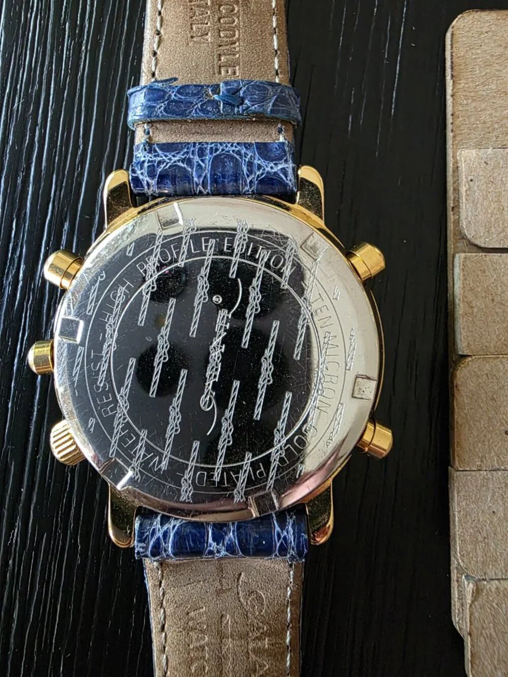 Timerope 1 5/8 in blue face watch 8.5 in band.